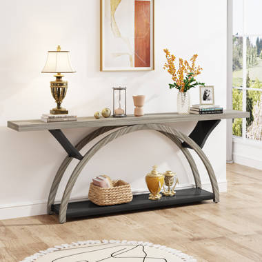 Sofa console tables deals wood